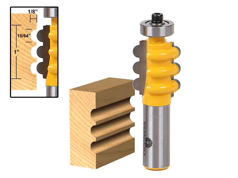 Molding & Profiles Column Molding Triple Flute Column/Face