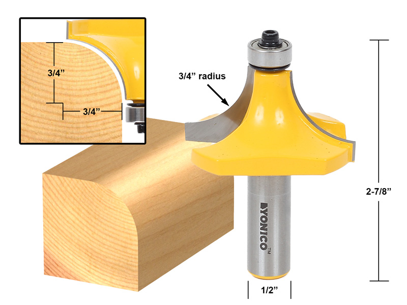 Molding & Profiles :: Edging :: Round Over :: Round Over Edging Router