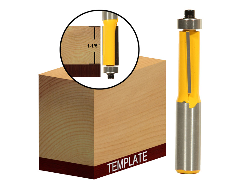 Trim, Dado or CNC Flush Trim DownShear Flush Trim Router Bit 11/5" 1/2" Shank