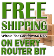 Free Shipping on Router Bits