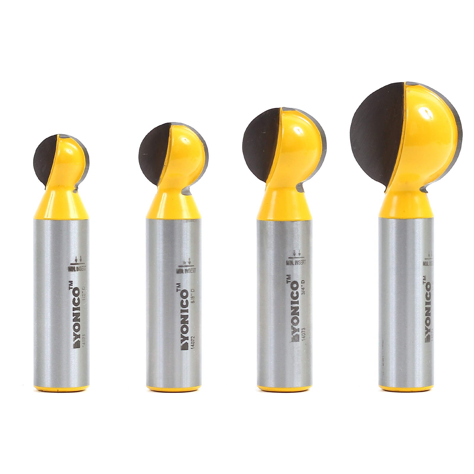 groove ball head groove 4 bit ball end router bit set drill bit chart
