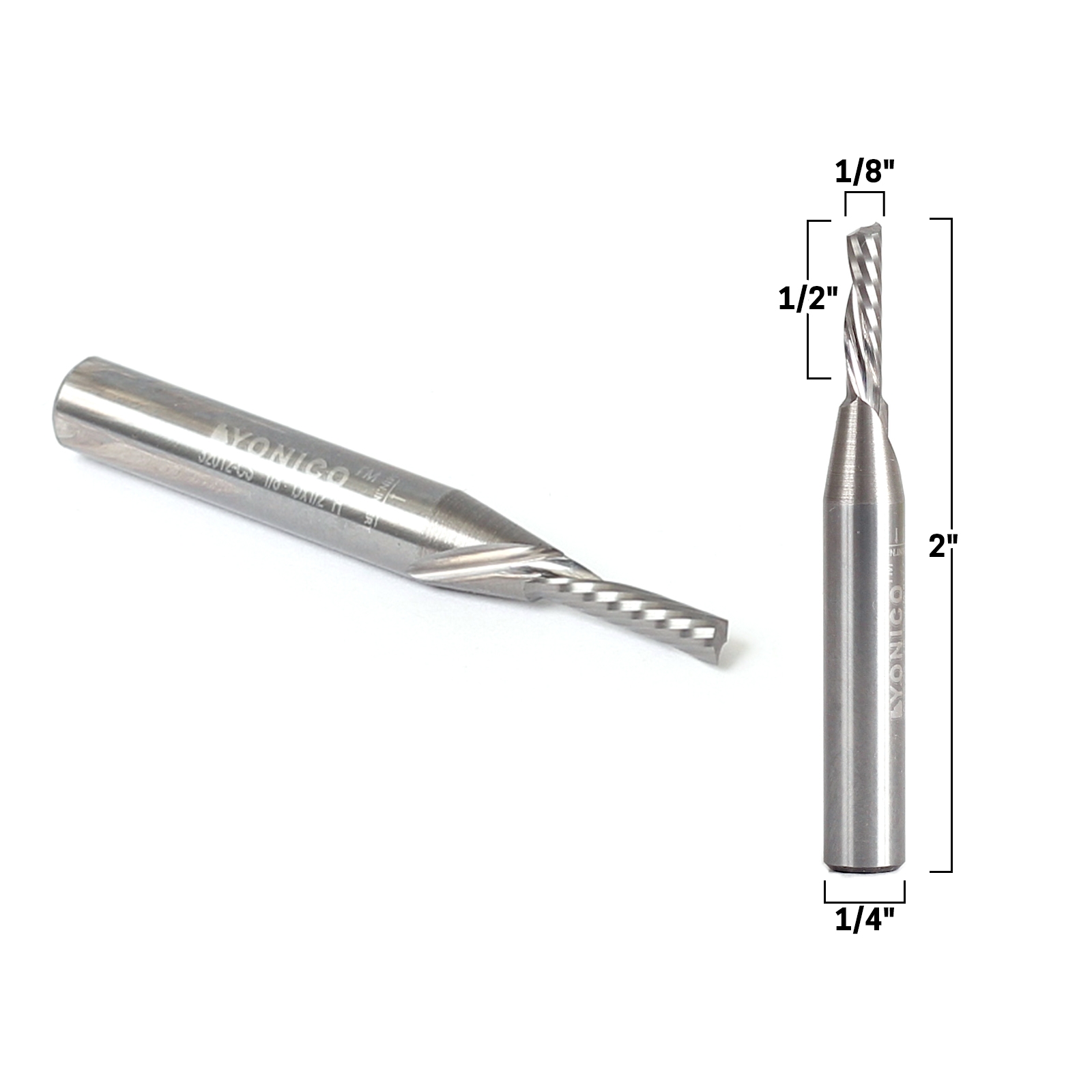 1-8-diameter-o-flute-downcut-spiral-end-mill-cnc-router-bit-1-4