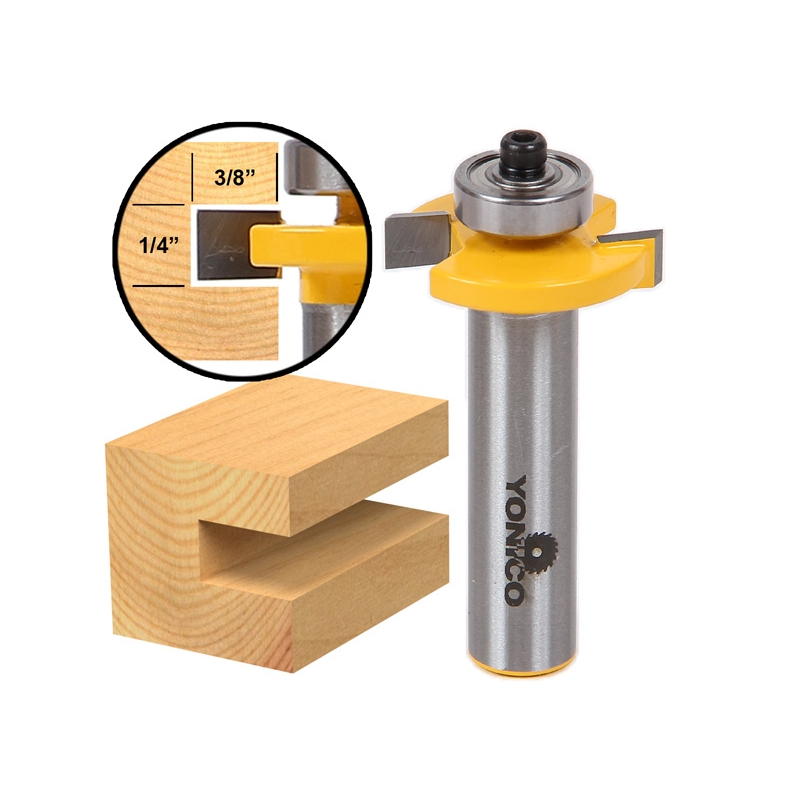Joinery Slot Slotting Router Bit 1/4" Slot 1/2" Shank Yonico 14181