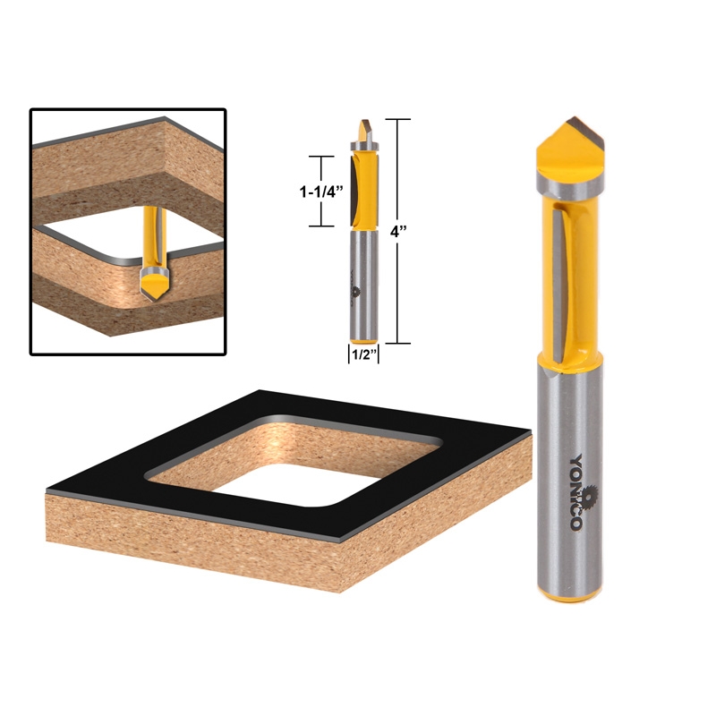 Straight & Spiral Flush Trim Panel Pilot Flush Trim Router Bit
