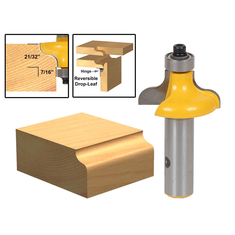 Edging Table Edge 7/16" Traditional Table Edge Router Bit 1/2