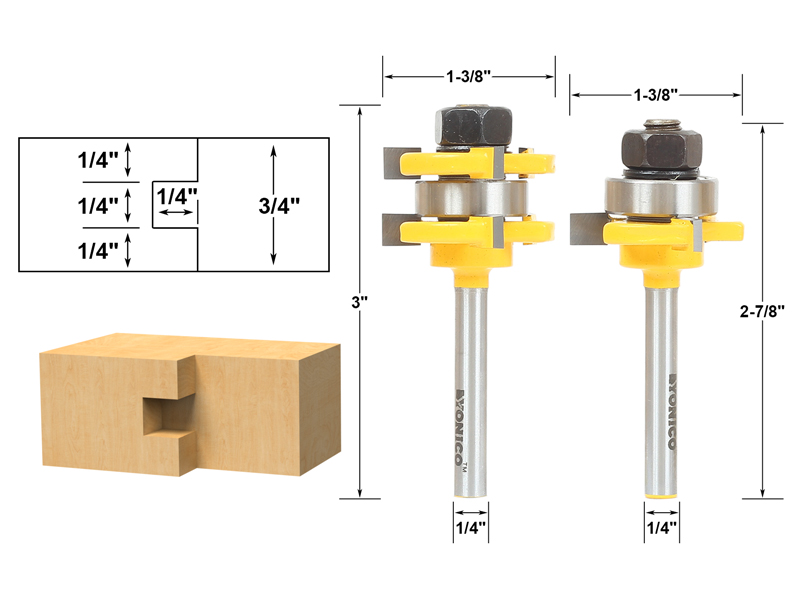 日本全国送料無料商品 特集 & Tongue :: Joinery Groove Bit Router Groove and Tongue :: アイドルグッズ