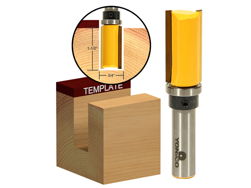 のべのべ Flush Trim Router Bit w/ 3-4
