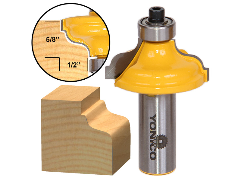 2 Bit Di Guida E Stile Router Bit Set Per Porte In Vetro- -1/2 - Foto 4