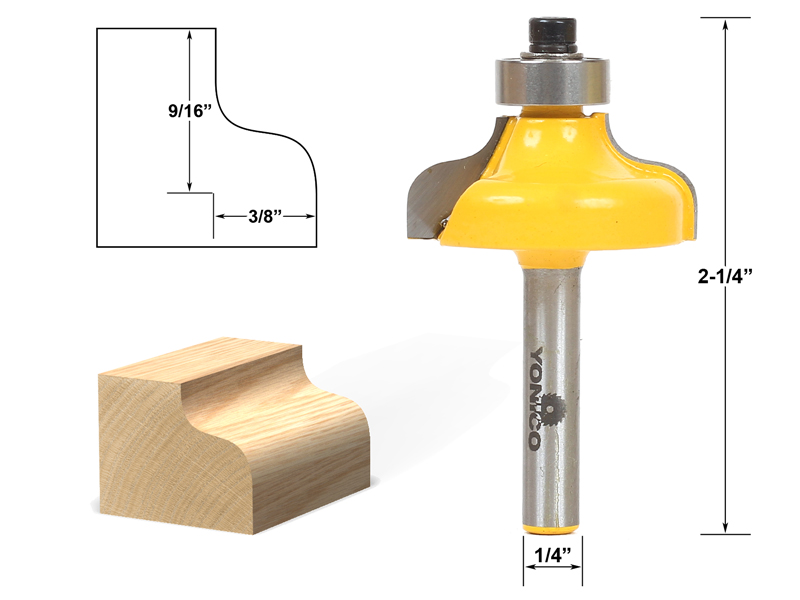 Edging Ogee Ogee Edging and Molding Router Bit Medium 1