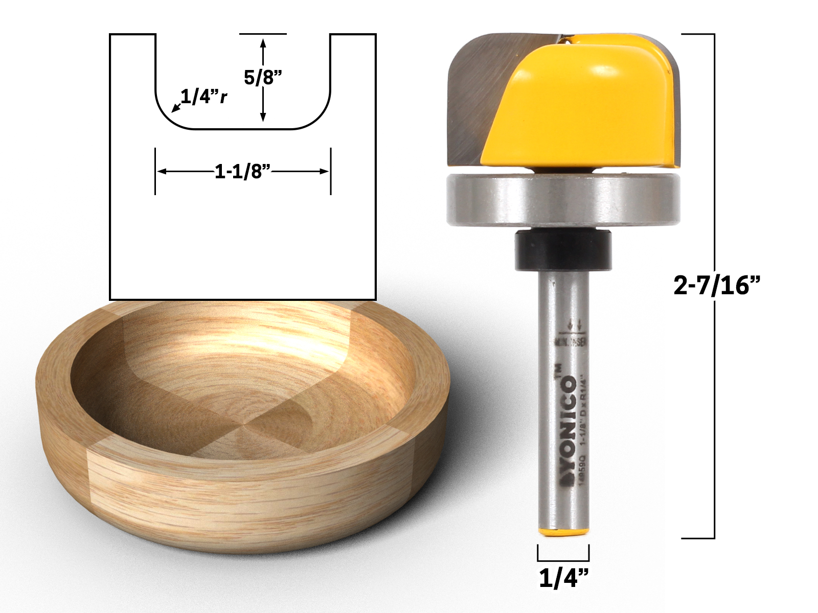 アラビアート　 22° V Engraving Bit | Carbide Engraving Bit - 1/4
