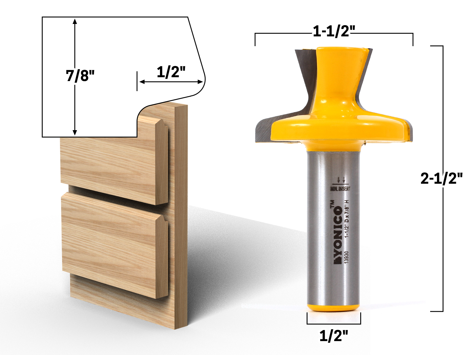 Cabinet Door Finger Pull Router Bit