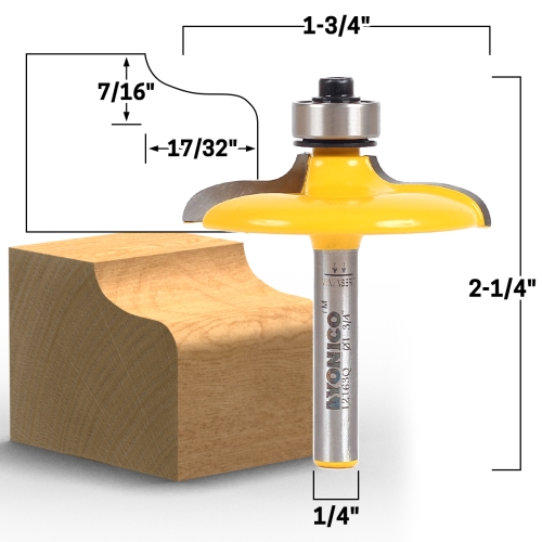 Door And Drawer Front Edging Router Bit