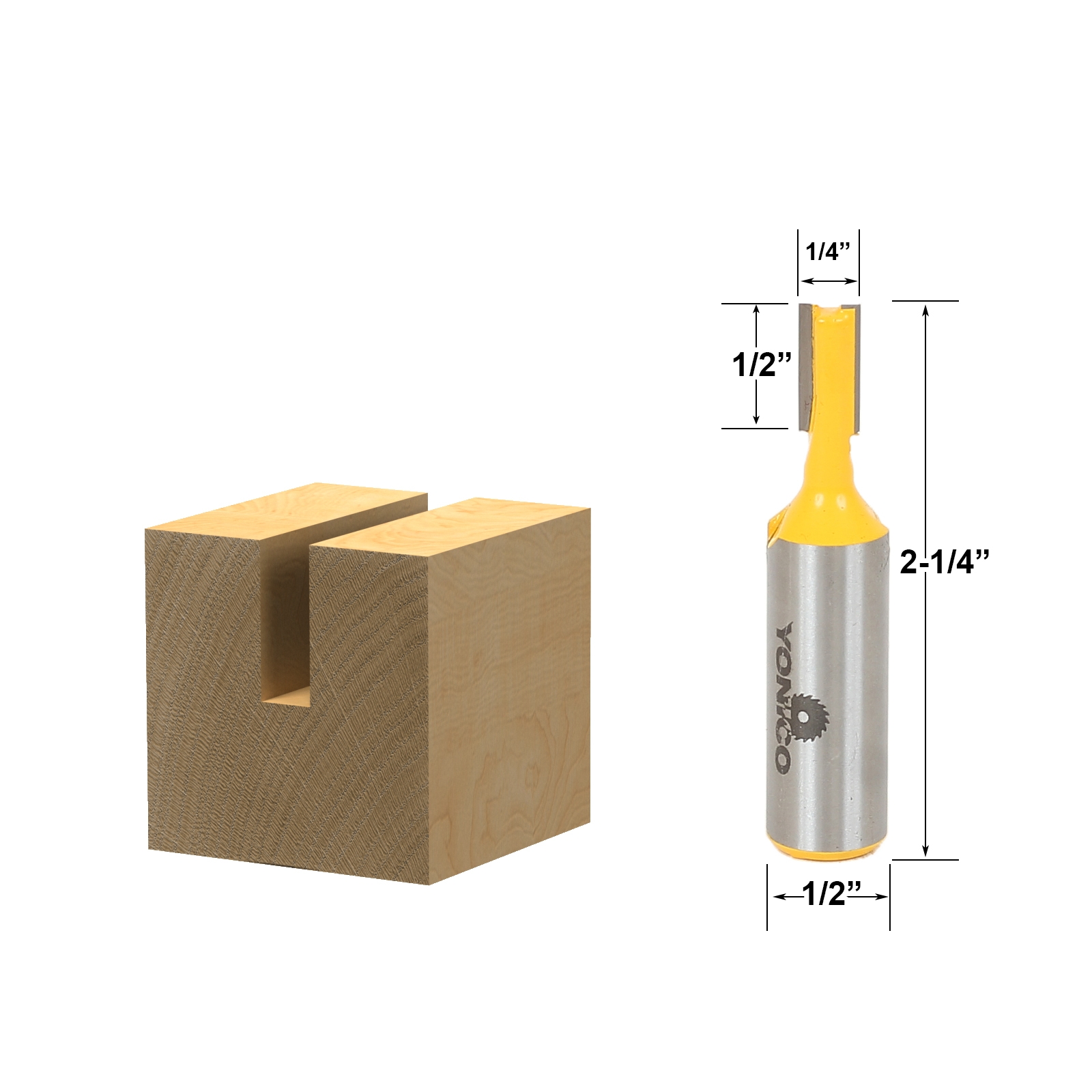 Straight & Spiral Straight & Dado Straight/Dado Router Bit 1/4