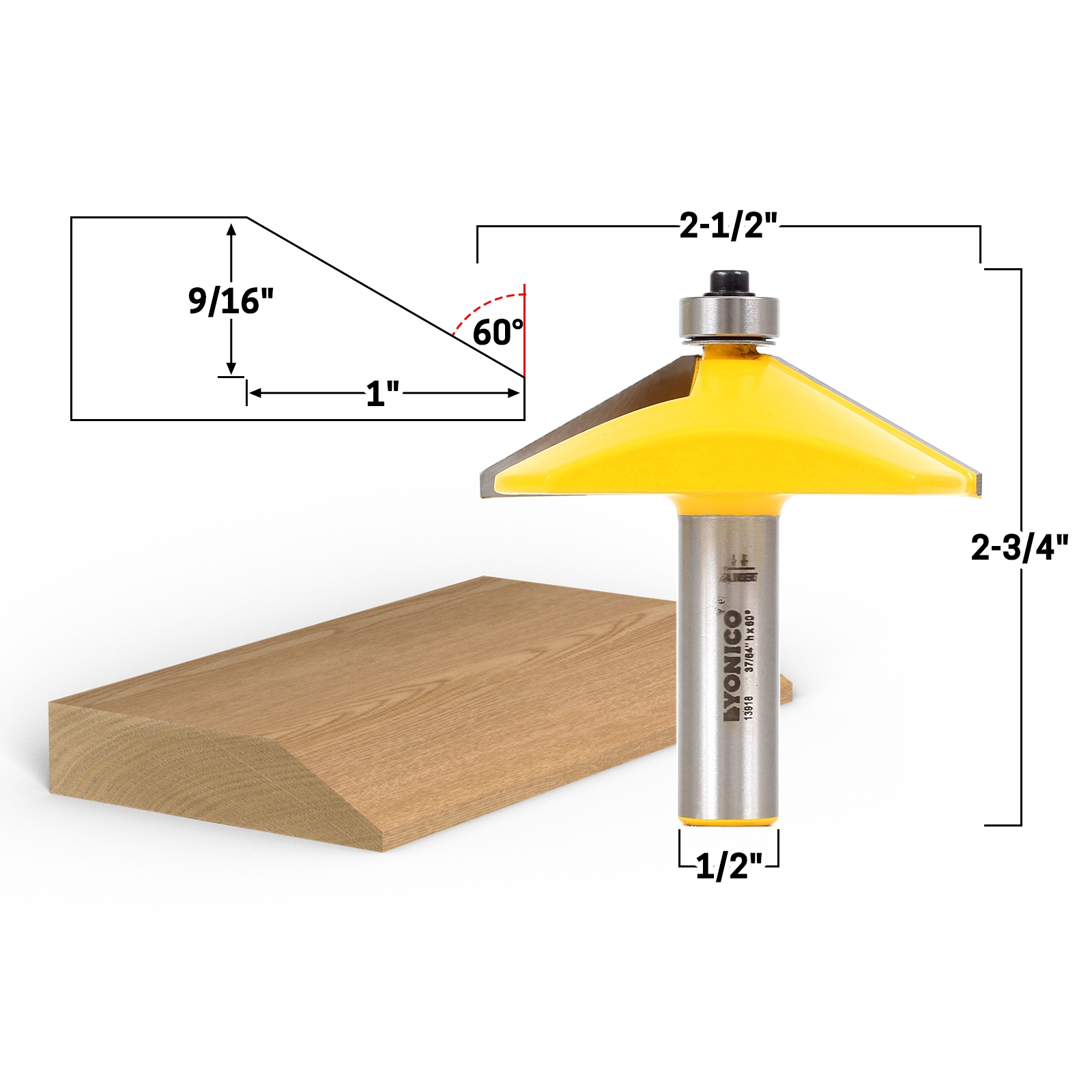 Chamfer router new arrivals bit profiles