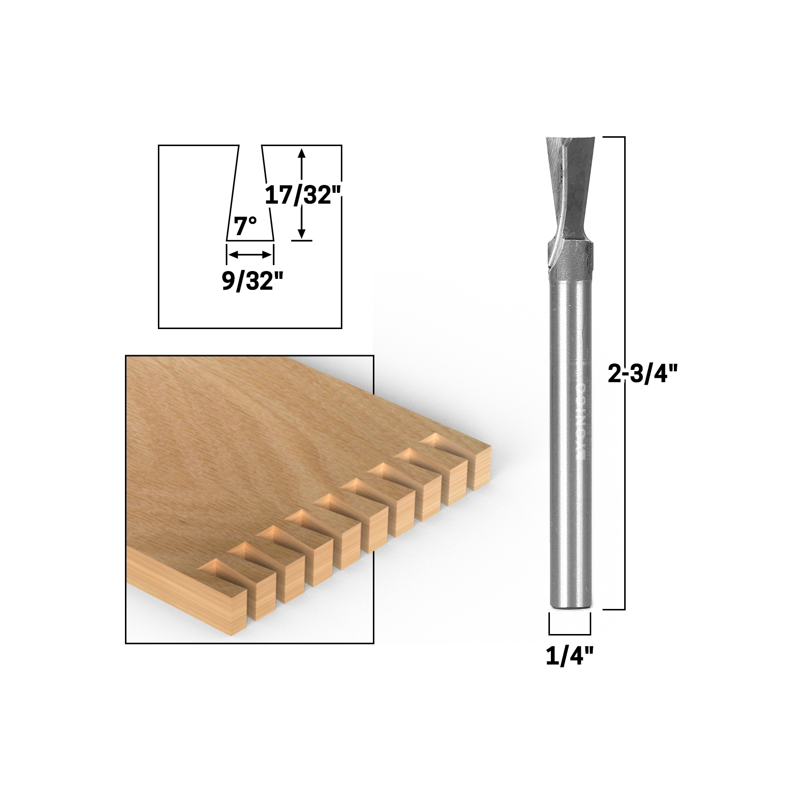 2pcs 1/4" Shank Carbide Dovetail Router Bit Woodworking Cutter With Bearing 2pcs 1/4" Shank Carbide Dovetail Router Bit Woodworking Cutter With Bearing