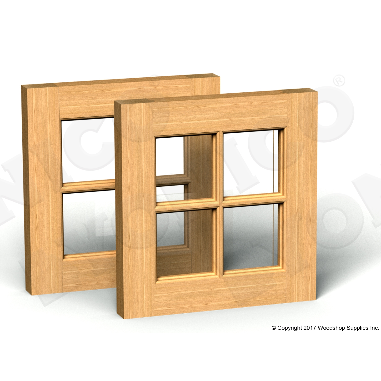 Ogee 2 Bit Window Sash Router Bit Set - 1/2