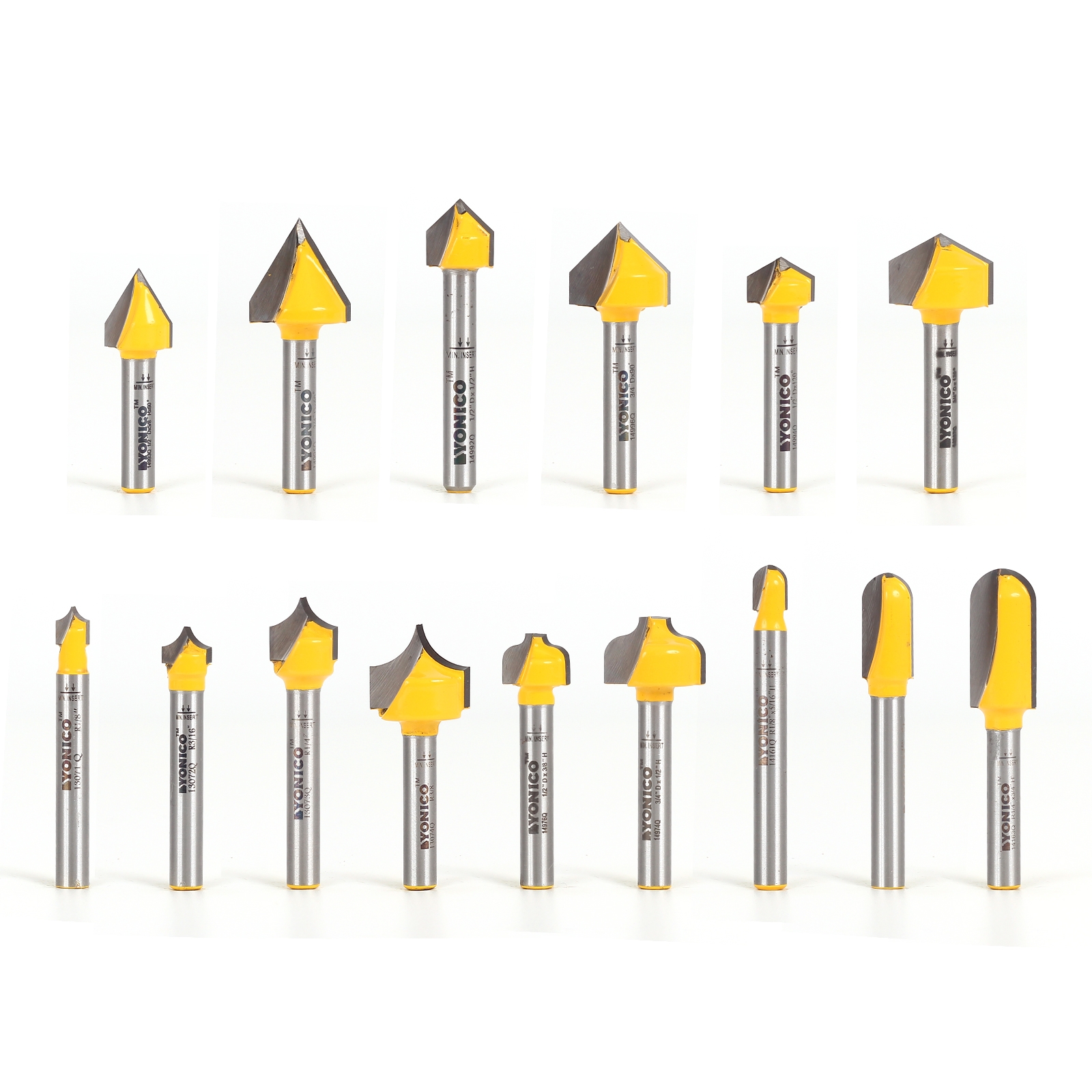 Router Bit Sets Large Sets Grooving Router Bit Set 1/4" Shank