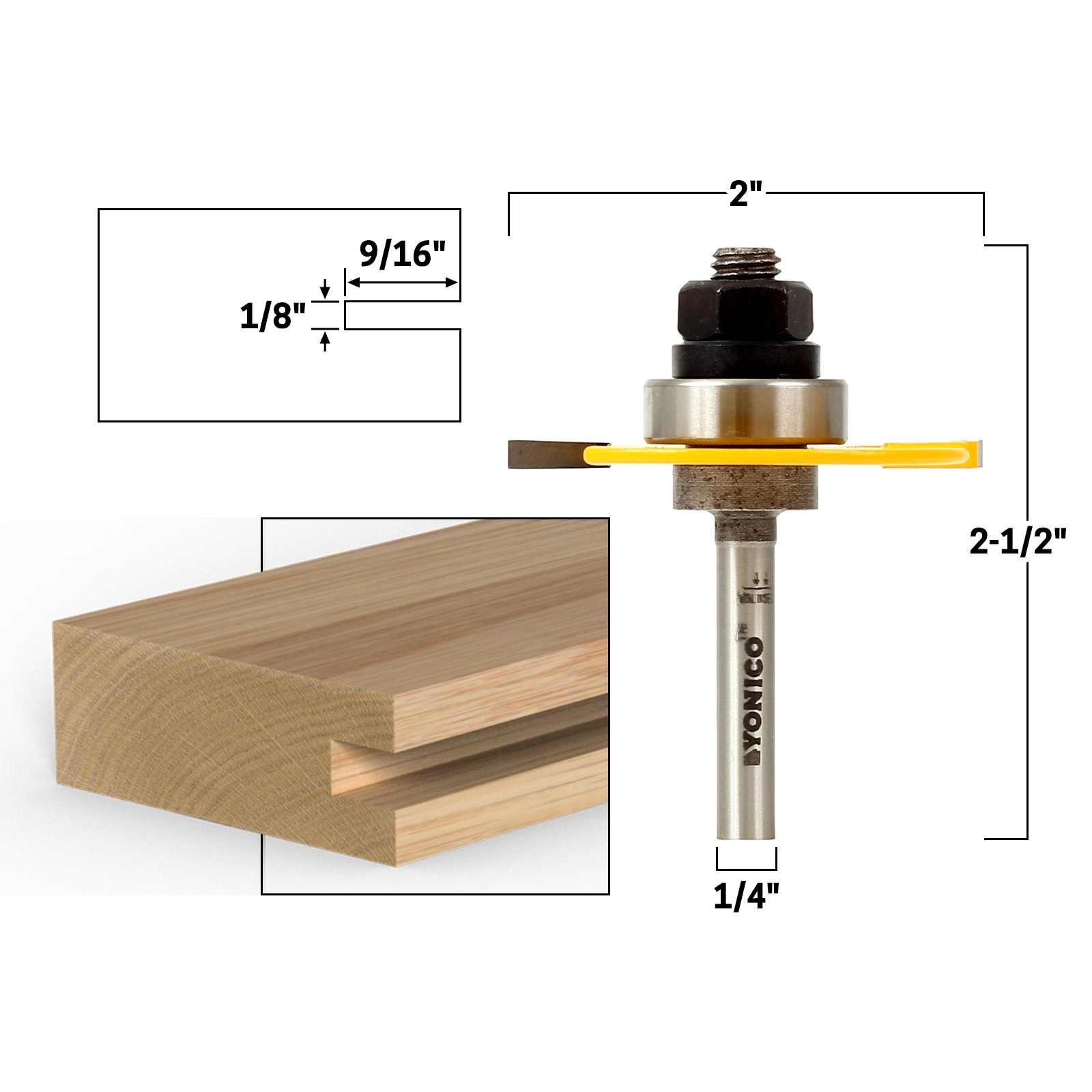 Kerf sales router bit