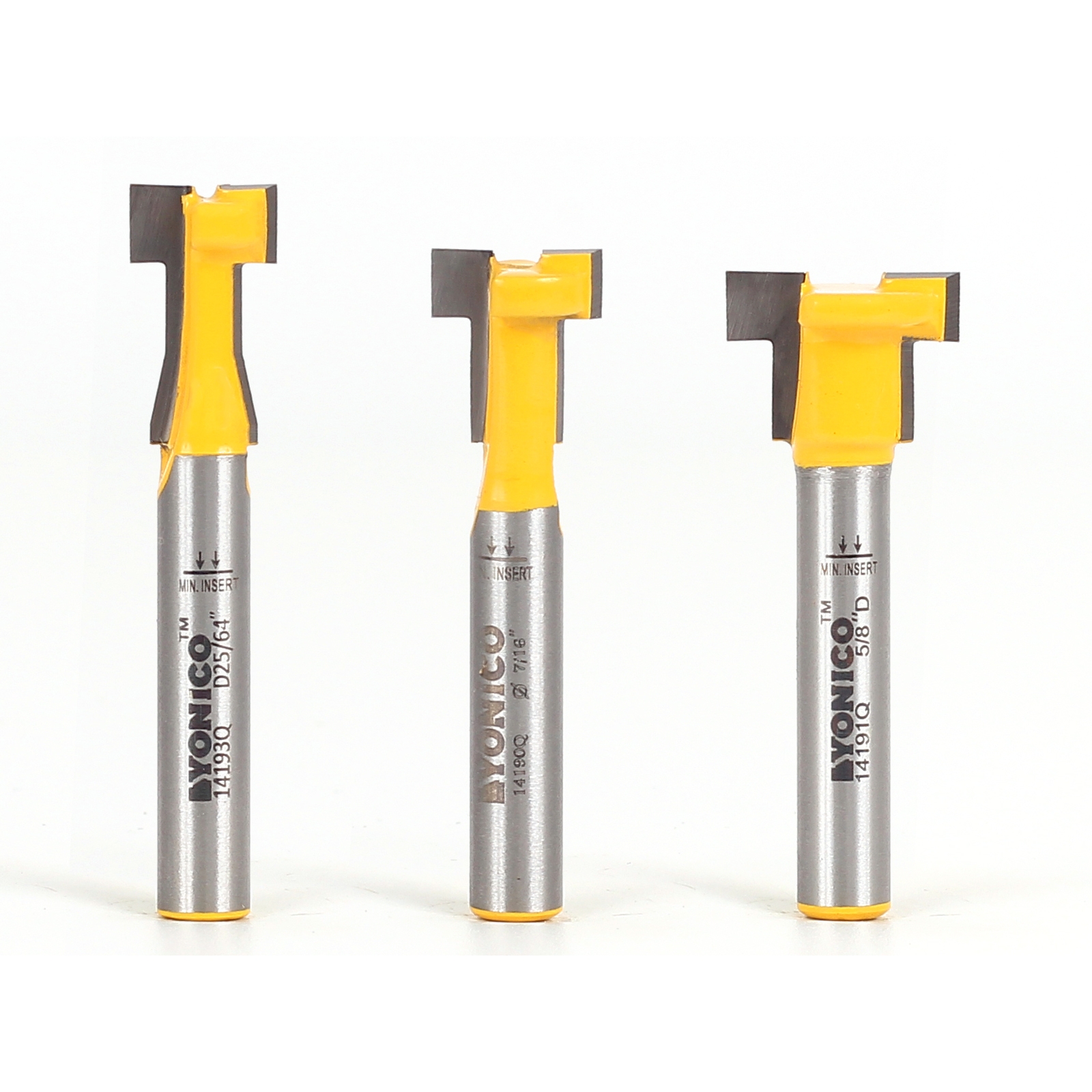 Groove T Slot T Slot Router Bit 3 Bit Set 1 4