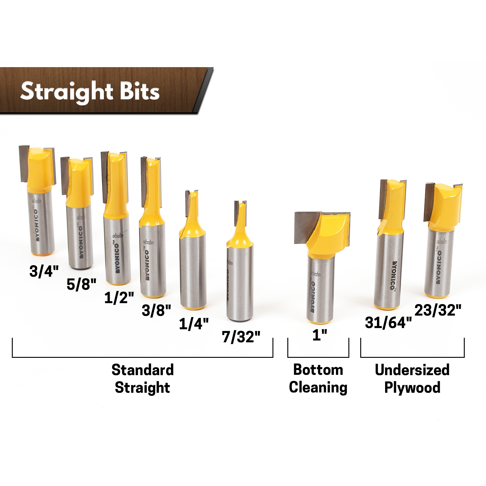 Router Bit Sets Large Sets 70 Bit Router Bit Set 1/2" Shank