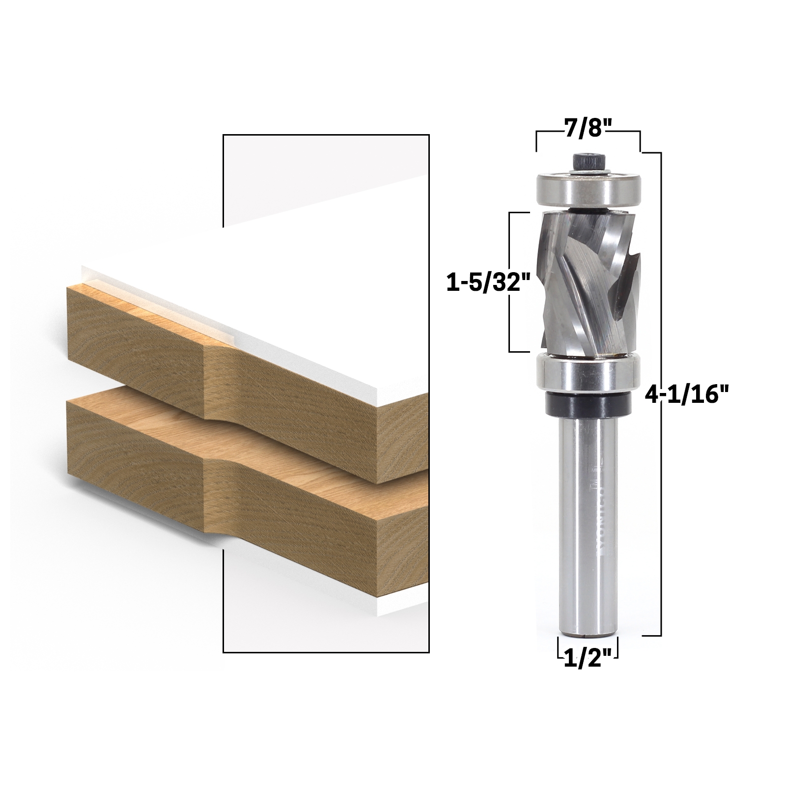 Straight Spiral Ultra Performance Trim Top Bottom