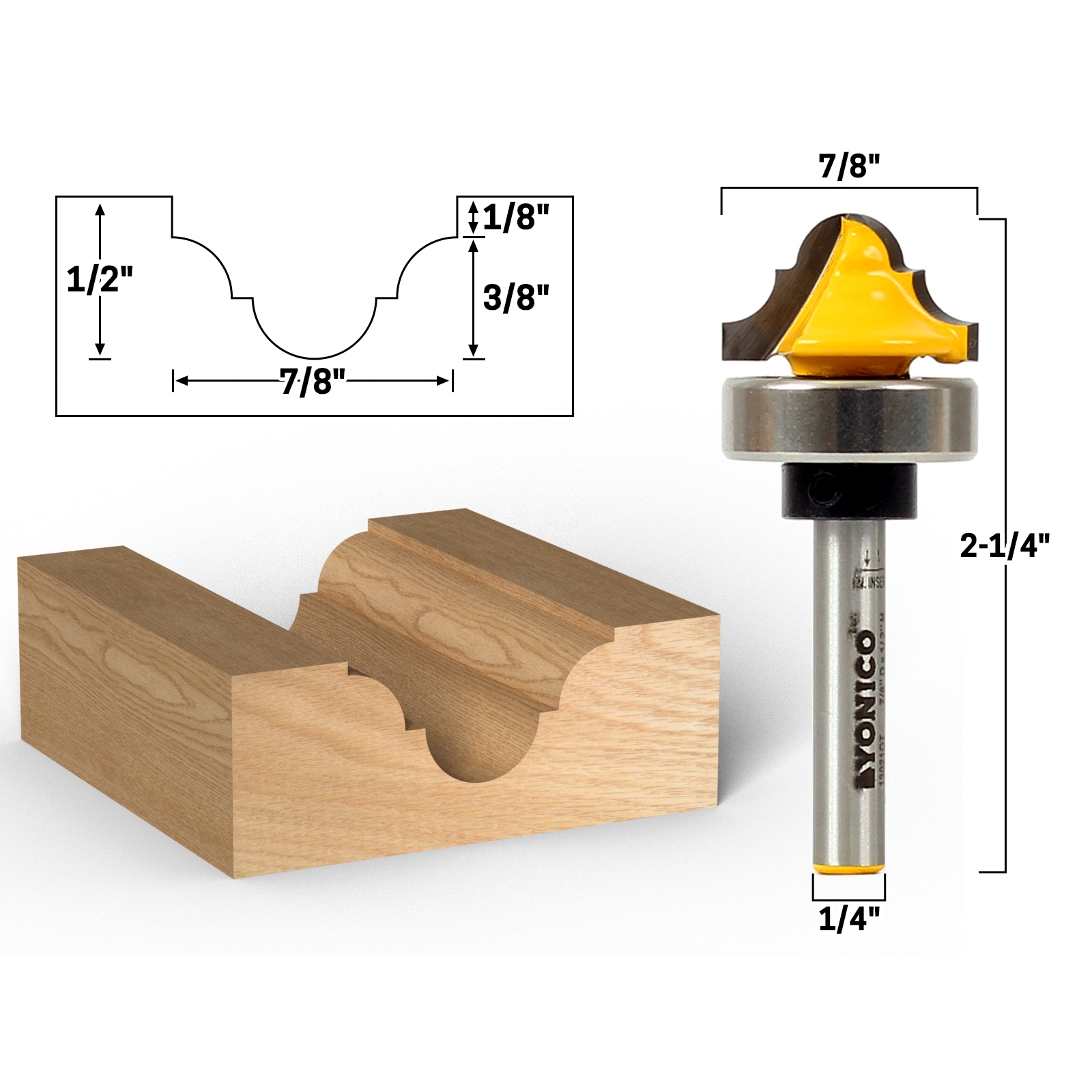 Ogee deals router bit