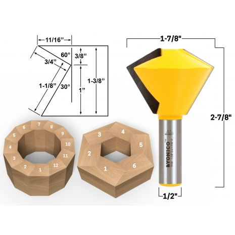 Birdsmouth sales router bit