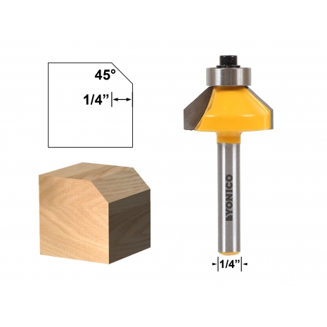 Small chamfer router bit 2025