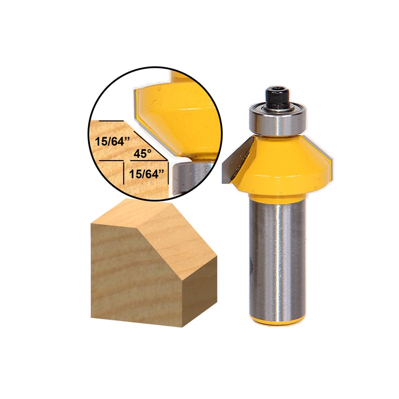 Edging Chamfer 45 Chamfer Bevel Edging Router Bit Small