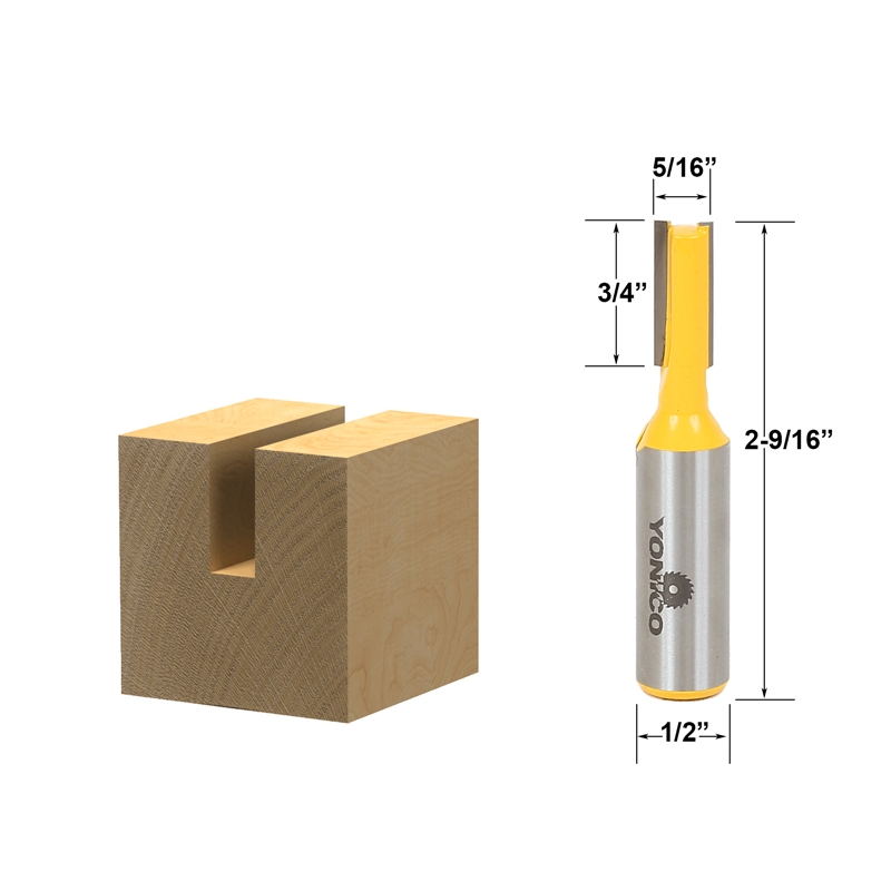Straight/Dado Router Bit - 5/16