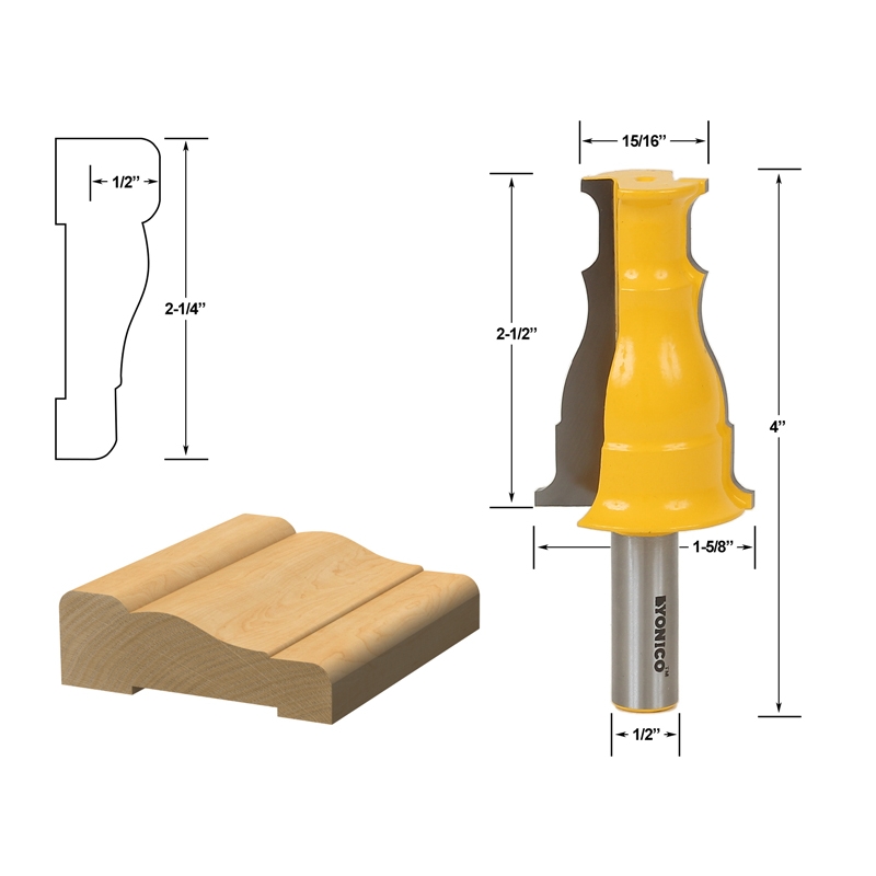 Molding Casing & Base Molding Door & Window Casing Router Bit 1