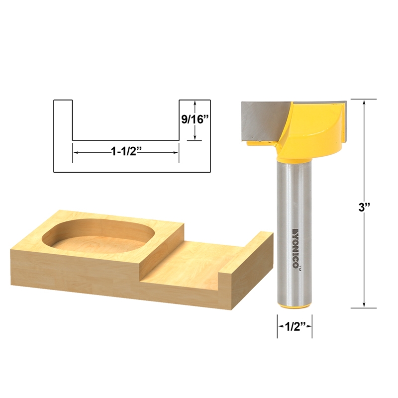 Bottom Cleaning Router Bit 1-1/2