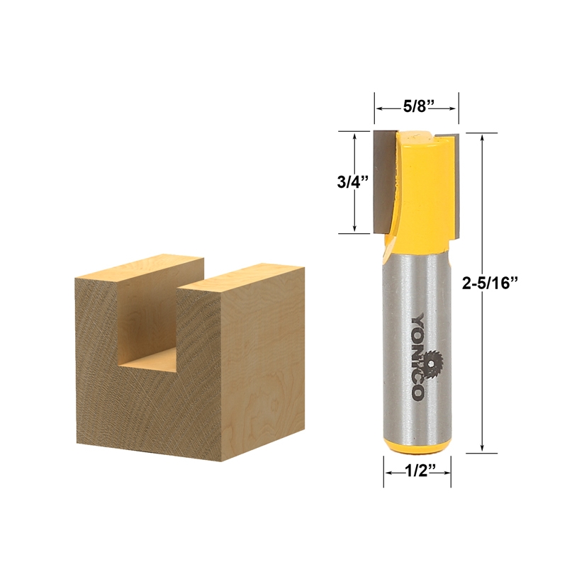 Straight & Spiral Straight & Dado Straight/Dado Router Bit 5/8