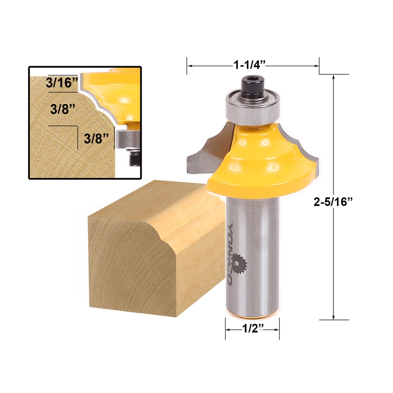 Double Roundover Router Bits 