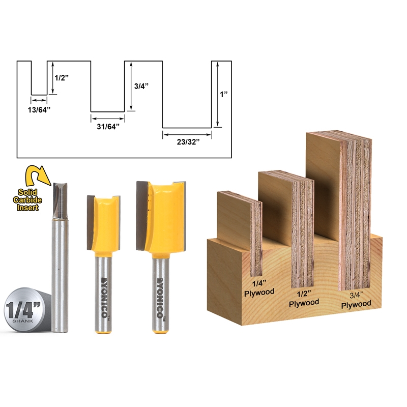 Router bit for dado cut 2025