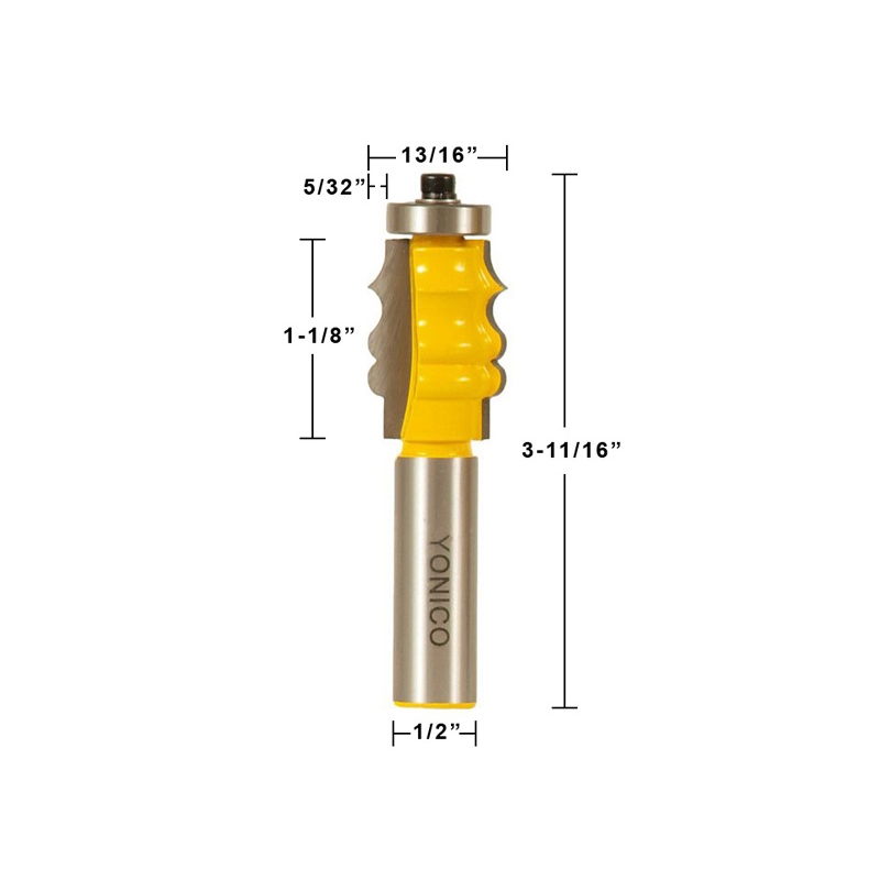 Yonico complete picture frame cheap making router bit set 18322
