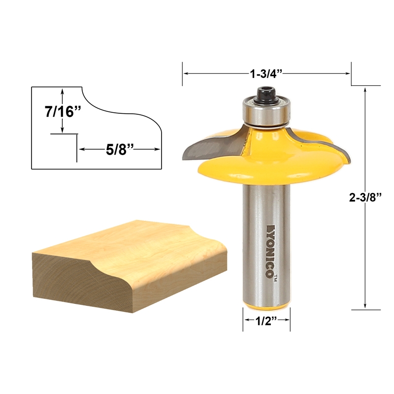 Lrg Ogee Router Bit