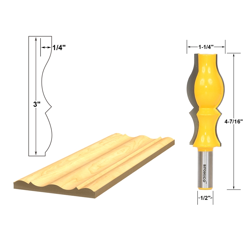 3 inch outlet router bit