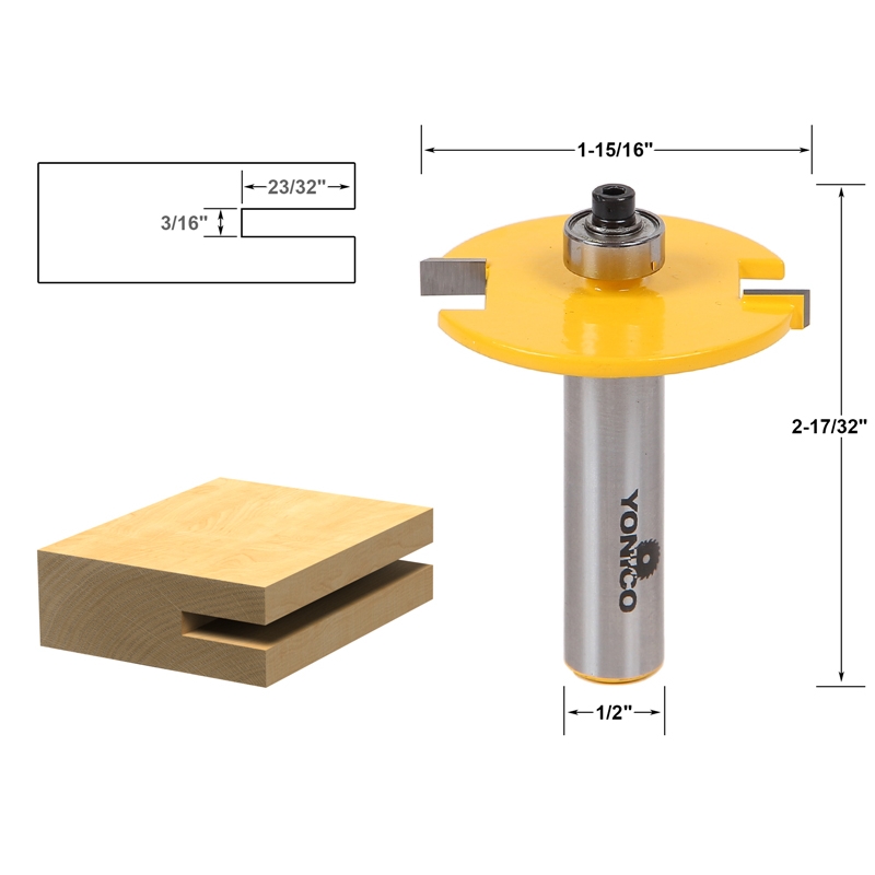 Cope and outlet stick router bits