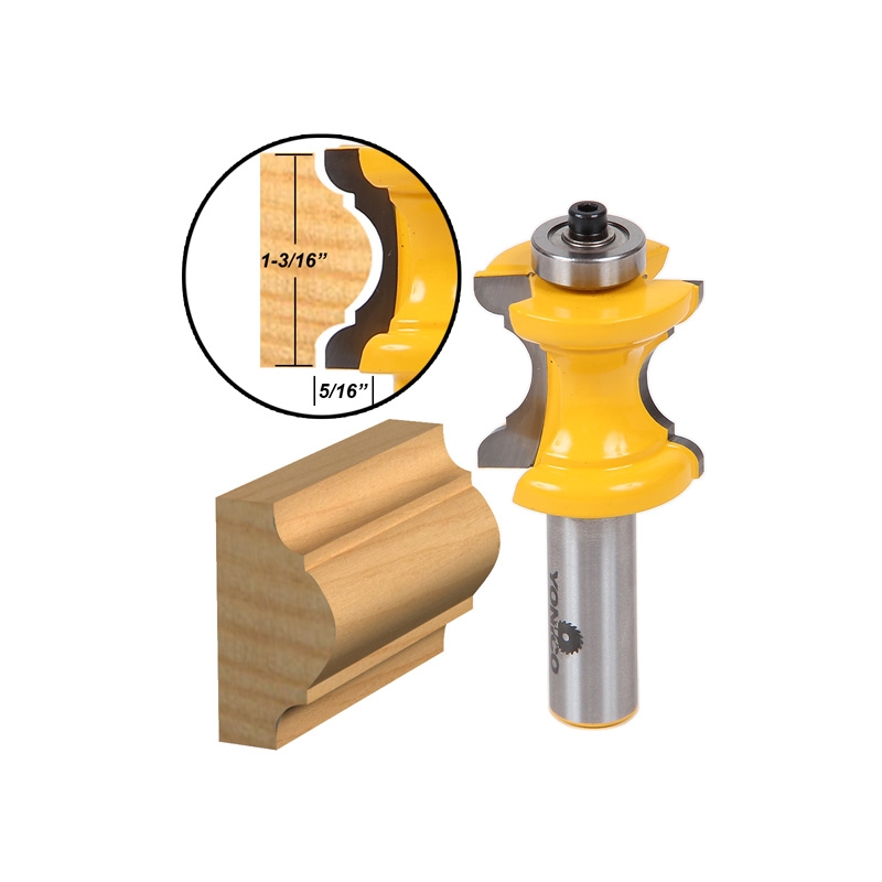 Chair rail router sales bit